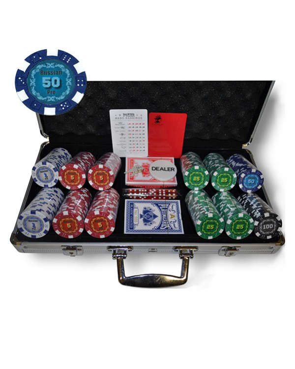 Фабрика Покера: Набор из 300 фишек для покера с номиналом CPPS300