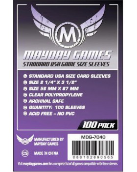 Протекторы 56 x 87 MayDay Standart USA Sleeves Протекторы 56 x 87 MayDay Standart USA Sleeves