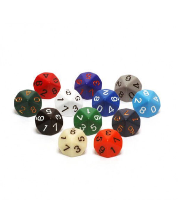 Кубик D10 "Опак" Chessex 16мм