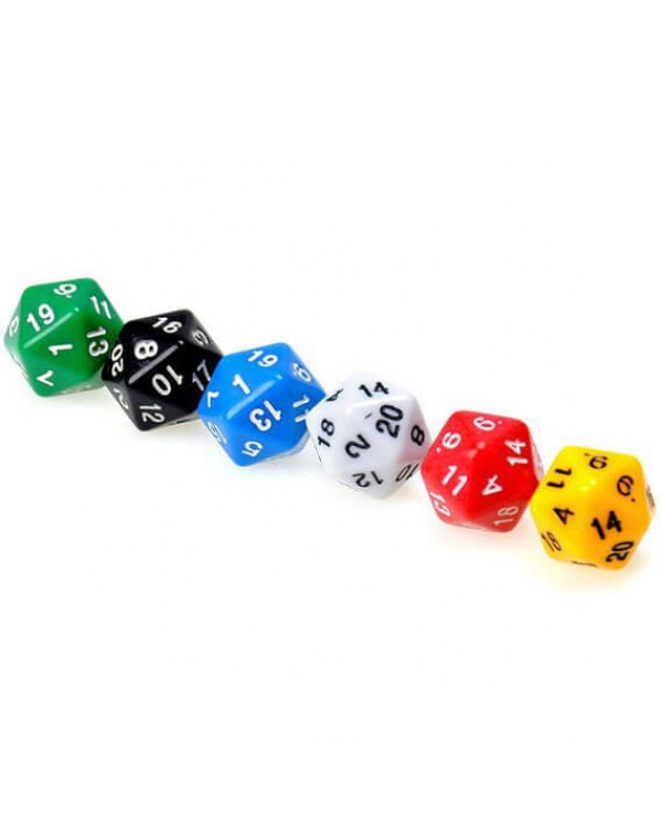 Кубик D20 "Классический", в асс.