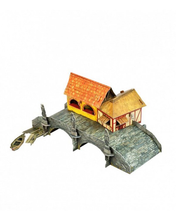 Торговый мост. Средневековый город Торговый мост. Средневековый город