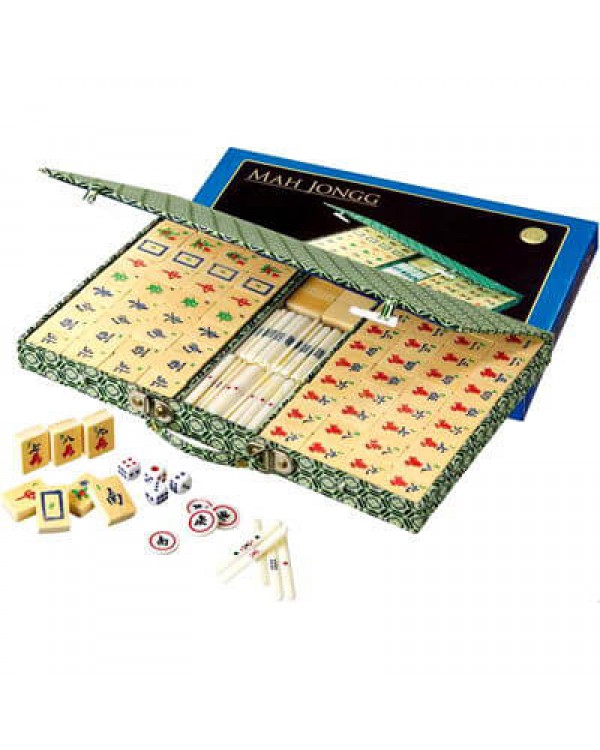 Игра "Маджонг" с арабскими символами, бамбук, 32,5х21х3см.