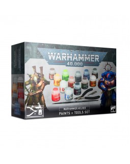 Набор Краски и инструменты Вархаммер 40000 (Warhammer 40K PAINTS + TOOLS )