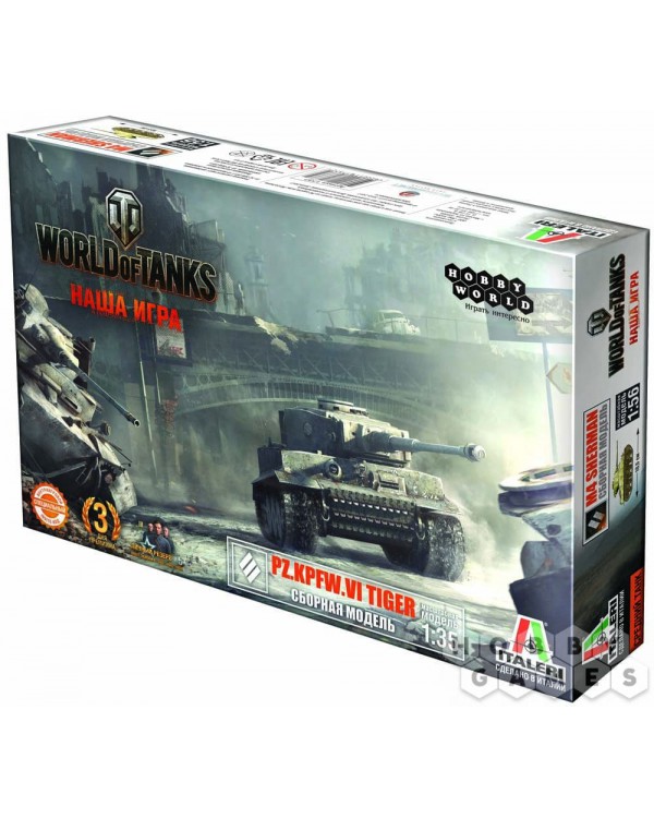 World of Tanks. PZ.KPFW.VI TIGER. Масштабная модель 1:35